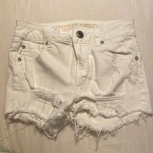Size 0 whit american eagle jean shorts